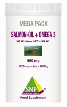 Salmon oil  Omega 3  Vitamin K2 Mena Q7   Vitamin D3  Vitamin E MEGA PACK